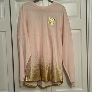 Disneyworld 50th Anniversary Spirit Jersey | Light Pink w/ Gold | XL